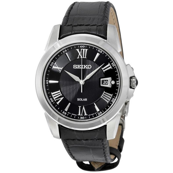 Seiko Original WatchBand Model SNE397 Band# LOAC B 21 Leather Outline Stitched