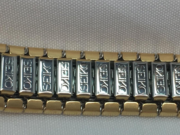 Seiko WatchBand SSG238,S318V.Ladies 10mm Stretch Gold Tone 1N01-0E19, 2Y01-0A19