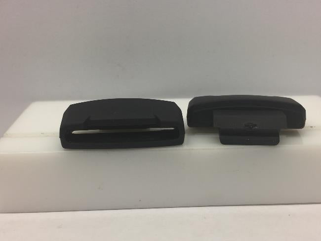 Casio Watch Parts G-2900 Loop Thru Lugs. Pair w/Spring Bars Black