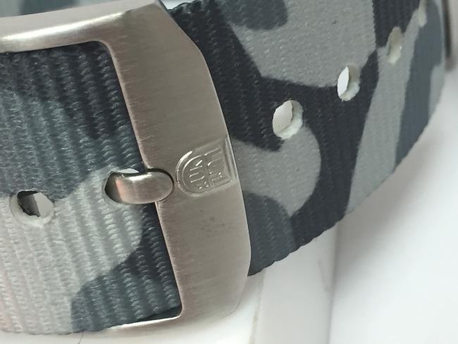 Luminox Watchband 3507 Camouflage 23mm Wide One Piece Loop Thru Webbing .