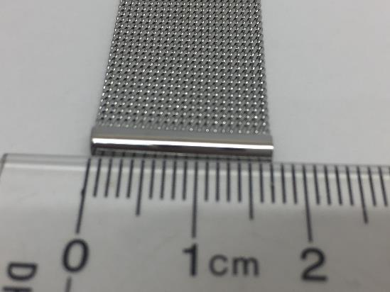 Wenger Watch Bracelet 18mm Mesh Clip on Band. Fits most 18mm wide watches.
