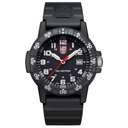 Luminox Watchband FP2201.Original 22mm Black Silicone Rubber .For 0301