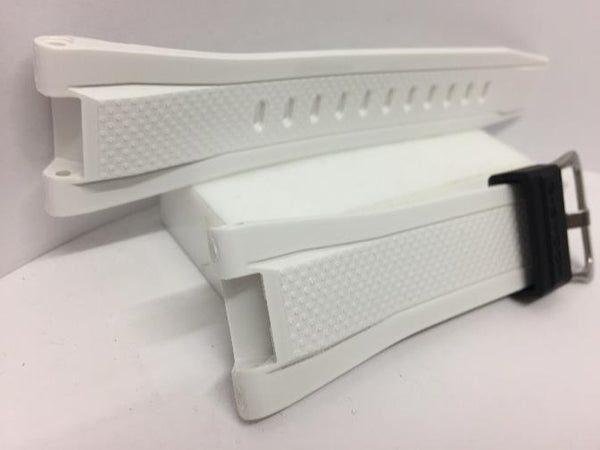 Casio watchband GST-210 -B7 White Rubber .G-Shock Watchband.