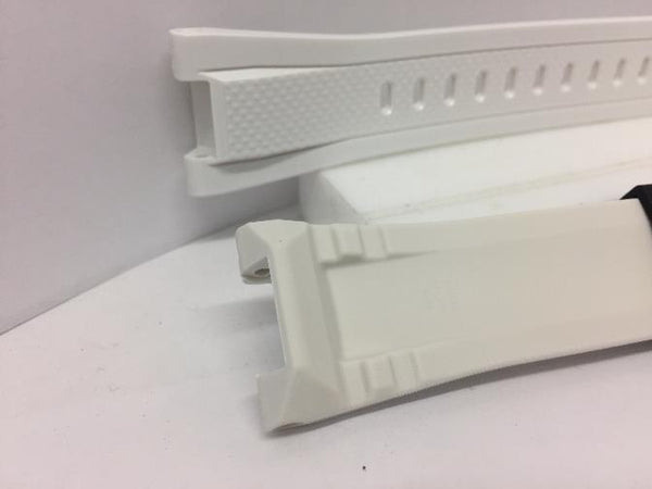 Casio watchband GST-210 -B7 White Rubber .G-Shock Watchband.