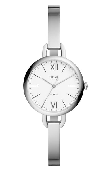 Fossil Ladies Watch ES4390 Polished Stainless Steel Bangle Style. Contemporary