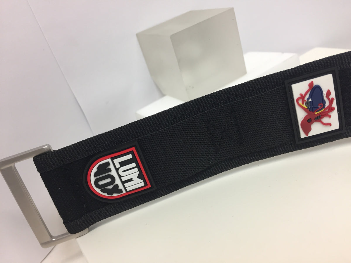 Luminox Watchband Octopus Logo NylonGrip 32mm Overall Width Fits 22mm Watches