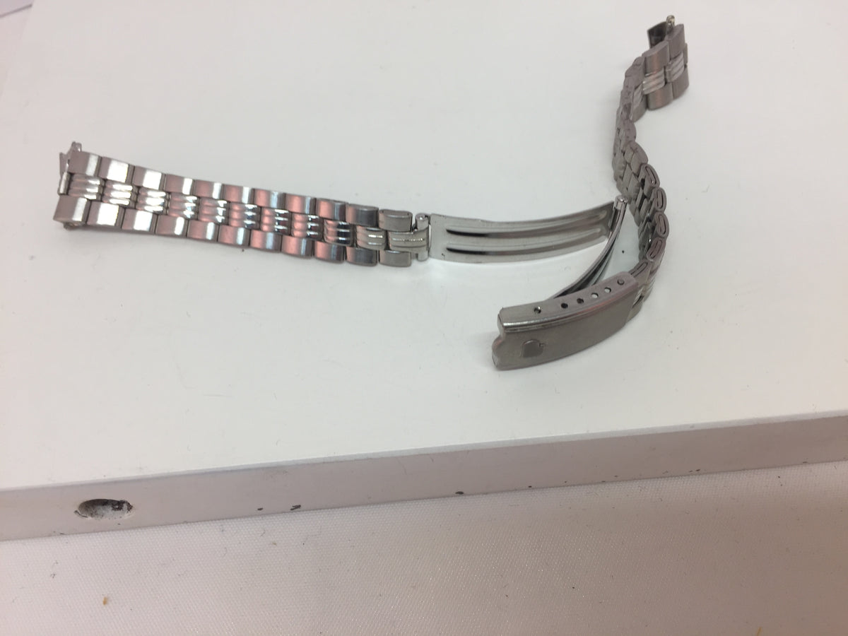 Pulsar WatchBand/Bracelet Band Engraved# 623mc.Lds 13mm Curved end Unknown Model