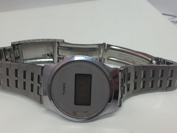 Timex Original Digital Watch Circa 1970.Used - Working. Features Date/Time/Light