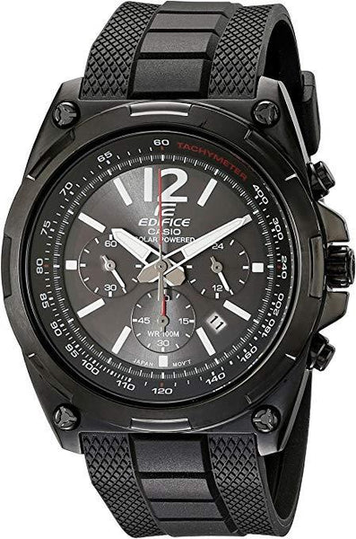 Casio Watchband EFR-545 Black Resin Solar Powered Edifice . W/pins