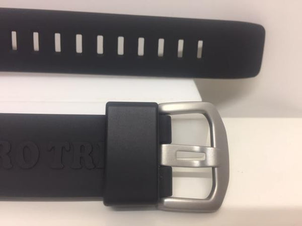 Casio watchband PRW-3510. Black Silicone  for Protrek PRW3510