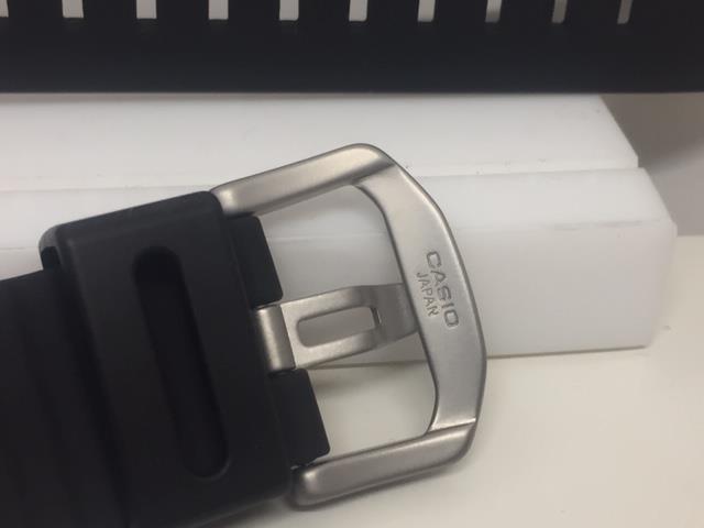 Casio Watchband PRW-3510. Black Silicone Strap for Protrek PRW3510