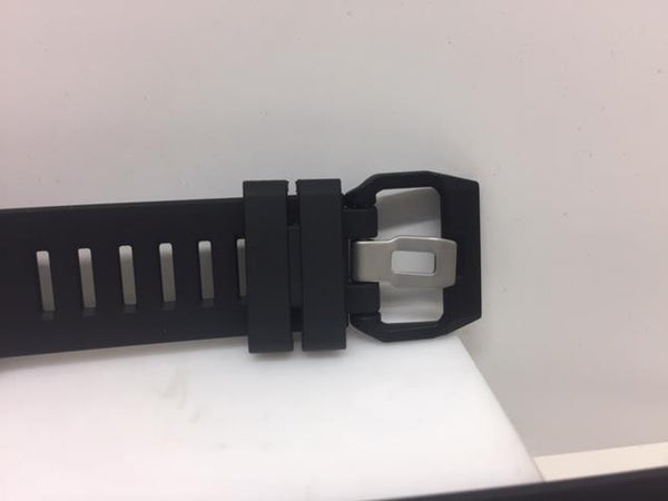 Casio Watchband GBA-800,GBD-800 Blk Strap For Steptracker/Bluetooth (silver nib)
