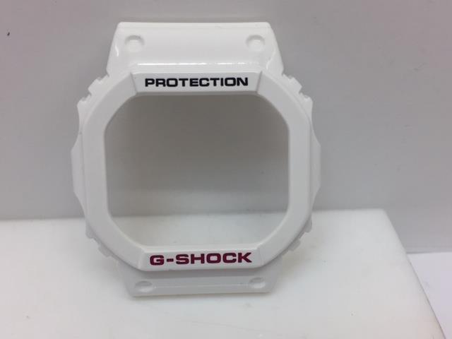 Casio Watch Parts Bezel/Shell GWX-5600 B-7 White With Black and Red Lettering