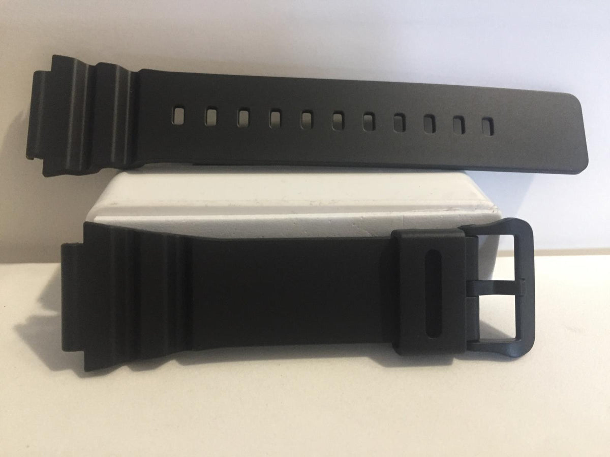 Casio Watchband MRW-210 Original Black Resin Strap. Watchband