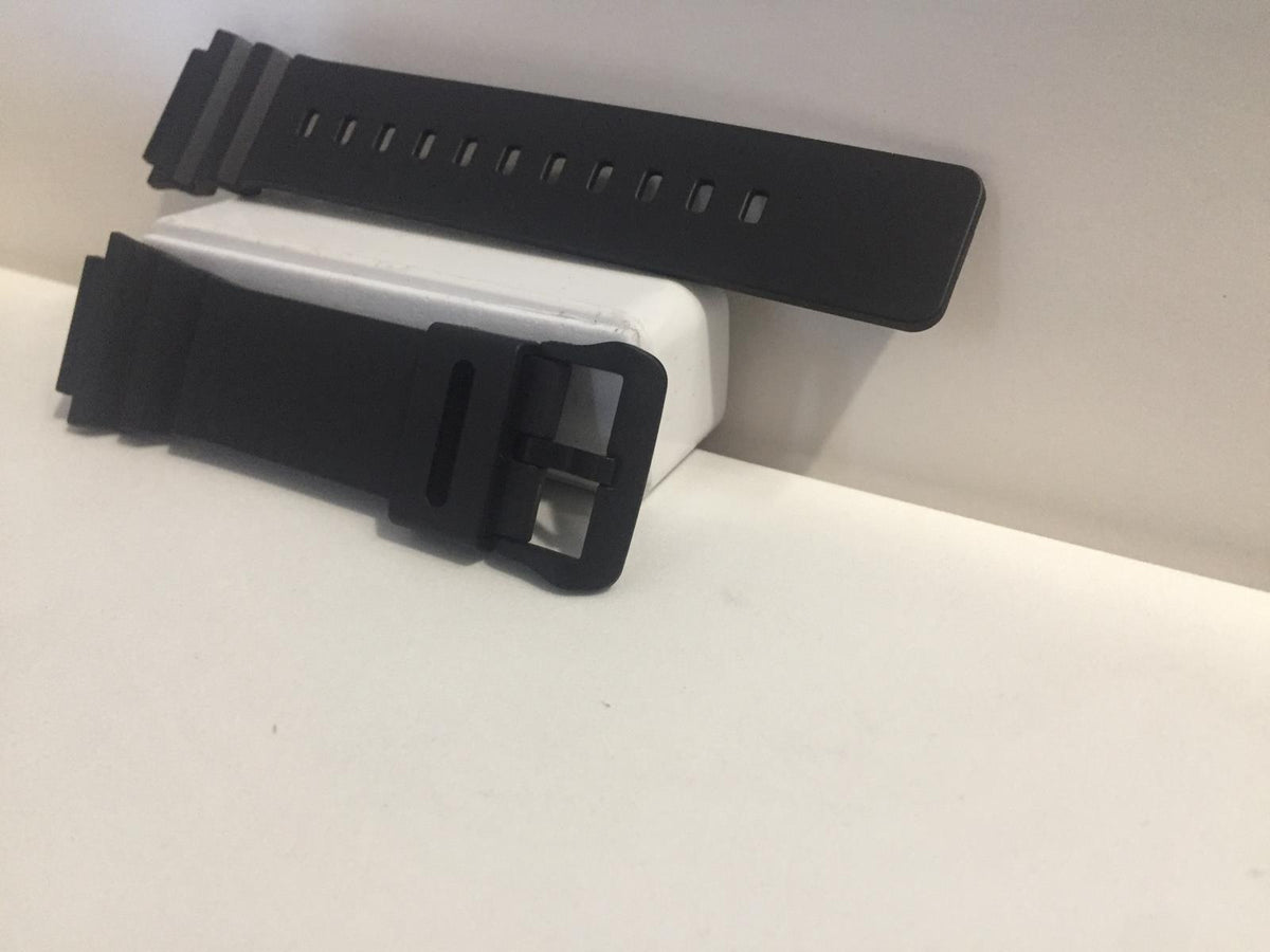 Casio Watchband MRW-210 Original Black Resin Strap. Watchband