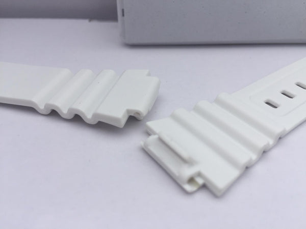 Casio Watchband W-214 Glossy White Original Strap for W-214HC-7A
