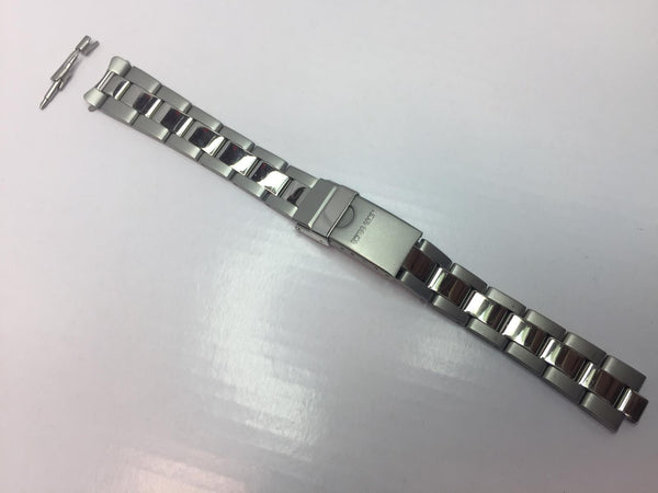 Swiss Army Watchband Original Officer Ladies Steel Bracelet 15mm Curved End Caps