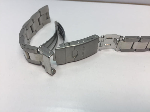 Swiss Army Watchband Original Officer Ladies Steel Bracelet 15mm Curved End Caps