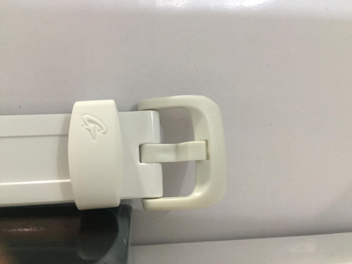 Casio Watchband BGD-120 -7, BLX-100-7 Original Baby-G Shiny White Strap