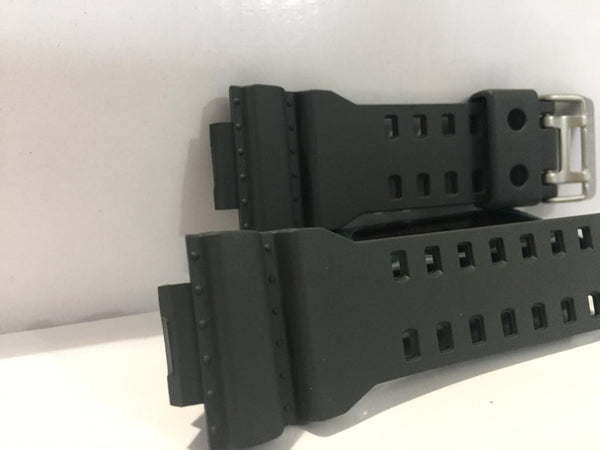 Casio Watchband GA-100 C-8, GA-110 TS Original G Shock. Dark Matte Gray Strap