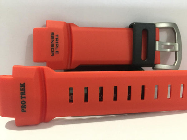 Casio Watchband PRW-3500 Y-4.Original Orange Protrek TripleSensor Strap
