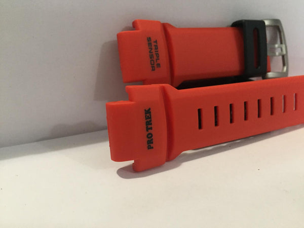 Casio Watchband PRW-3500 Y-4.Original Orange Protrek TripleSensor Strap