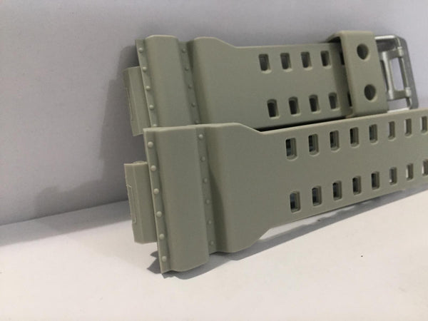 Casio Watchband GA-100 SD-8A. Original G Shock. Military Colors Beige Strap