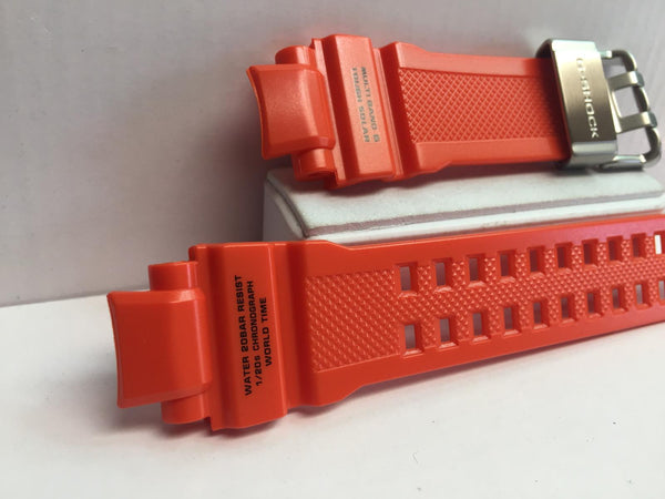 Casio Watchband GW-A1000 R-4 Orange Original Gravity Master Strap.Steel Keeper