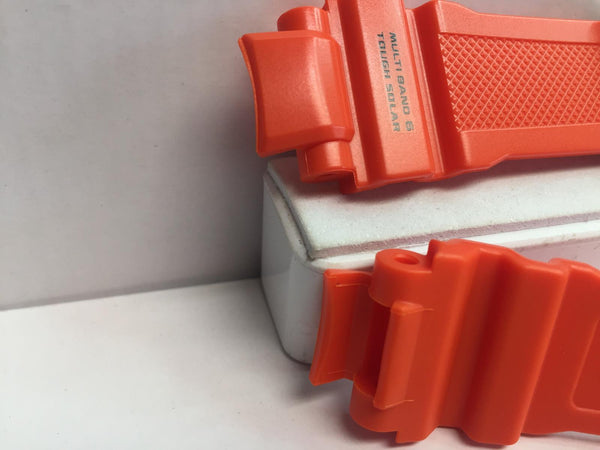 Casio Watchband GW-A1000 R-4 Orange Original Gravity Master Strap.Steel Keeper