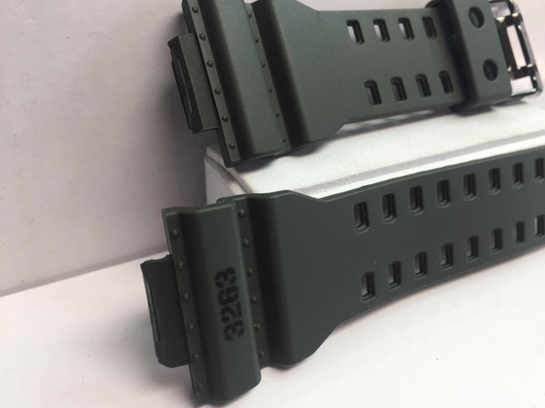 Casio Watchband GD-100 (3263) Military Olive.fits G-8900,GA-100,GW-8900...list