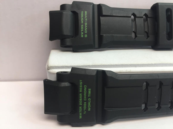 Casio Watchband GW-4000 -1A3 Black Strap Green Graphics Tough Solar G-Shock