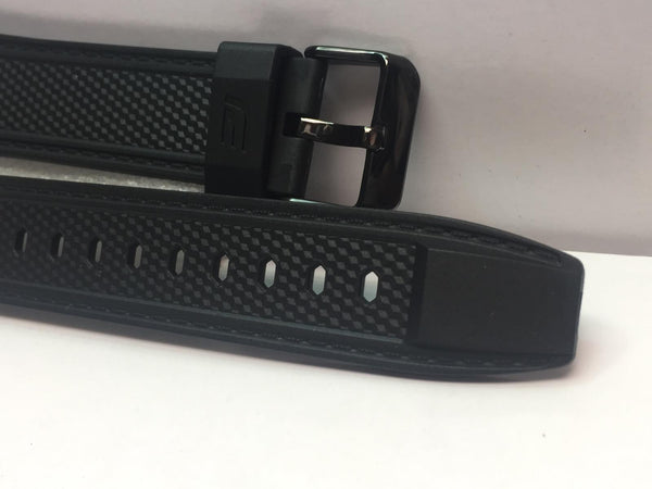 Casio Original Watchband ECB-900 PB-1A Black Resin Strap w/Pins.