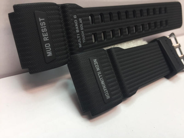 Casio Original Watchband GWG-100 Black. Strap for MudMaster Multi Band 6. Band