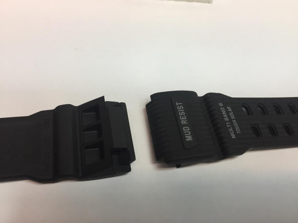 Casio Original Watchband GWG-100 Black. Strap for MudMaster Multi Band 6. Band