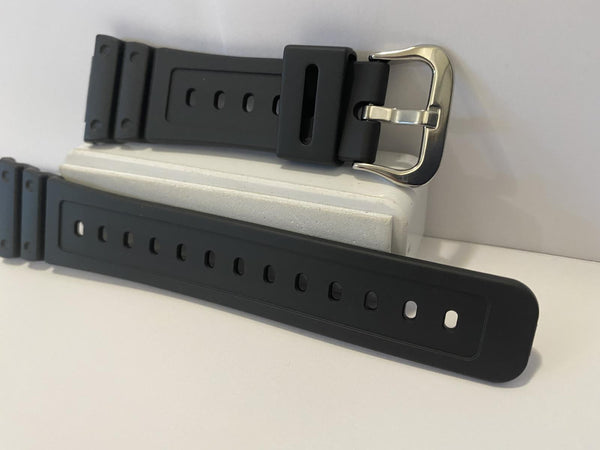 Casio Original Watchband for GA-2100 -1A Black Resin Strap With Spring Bars