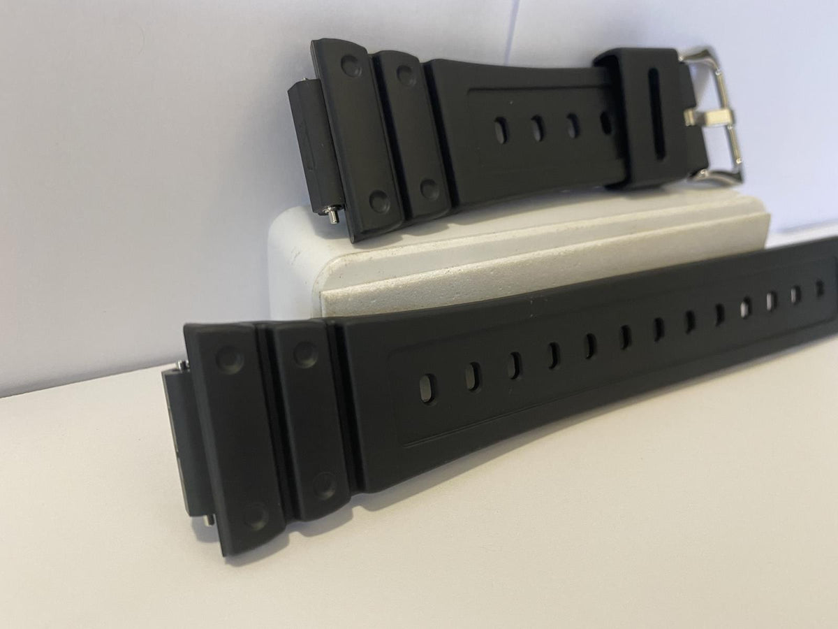 Casio Original Watchband for GA-2100 -1A Black Resin Strap With Spring Bars