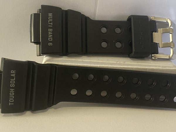 Casio Original Watchband GWF-A1000 Frogman Tough Solar Multi Band Black Strap