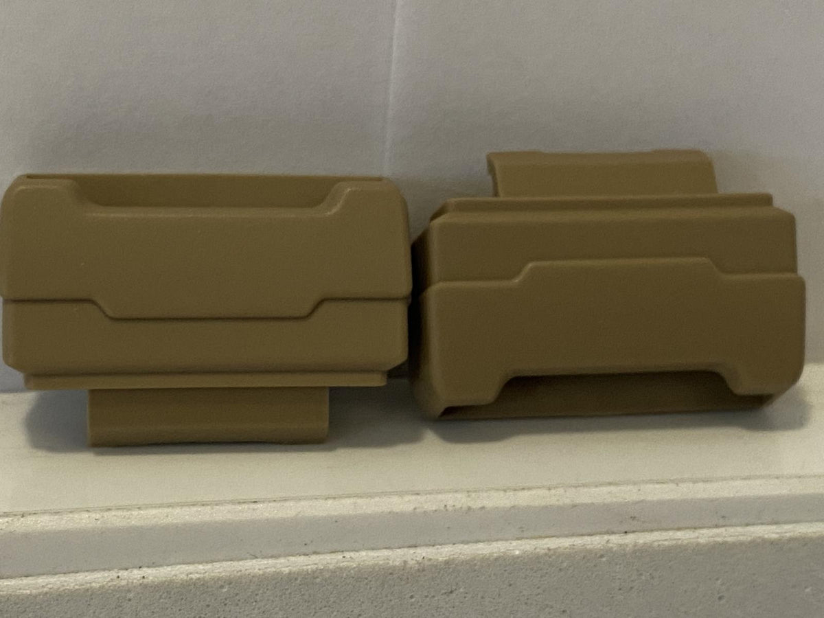 Casio Original Watch Parts DW-5600 LU-8 Pair Tan LoopThru Band Lugs w/Spring Bar