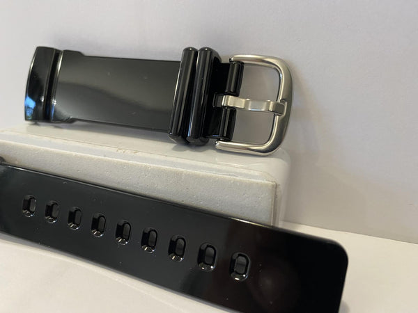 Casio Watchband BGA-190,BGA-195 Polished Black Baby G Strap. Original Band.