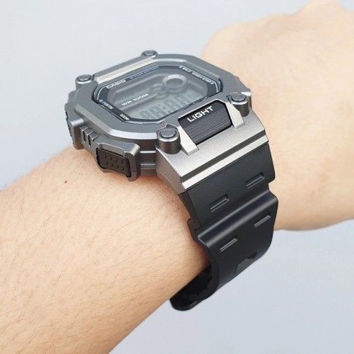 Casio Watchband Models: DW-291, W-737, AE-1500 Original Casio Strap Black Resin