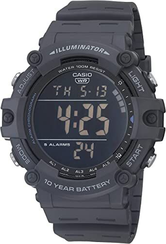 Casio Watchband Models: DW-291, W-737, AE-1500 Original Casio Strap Black Resin