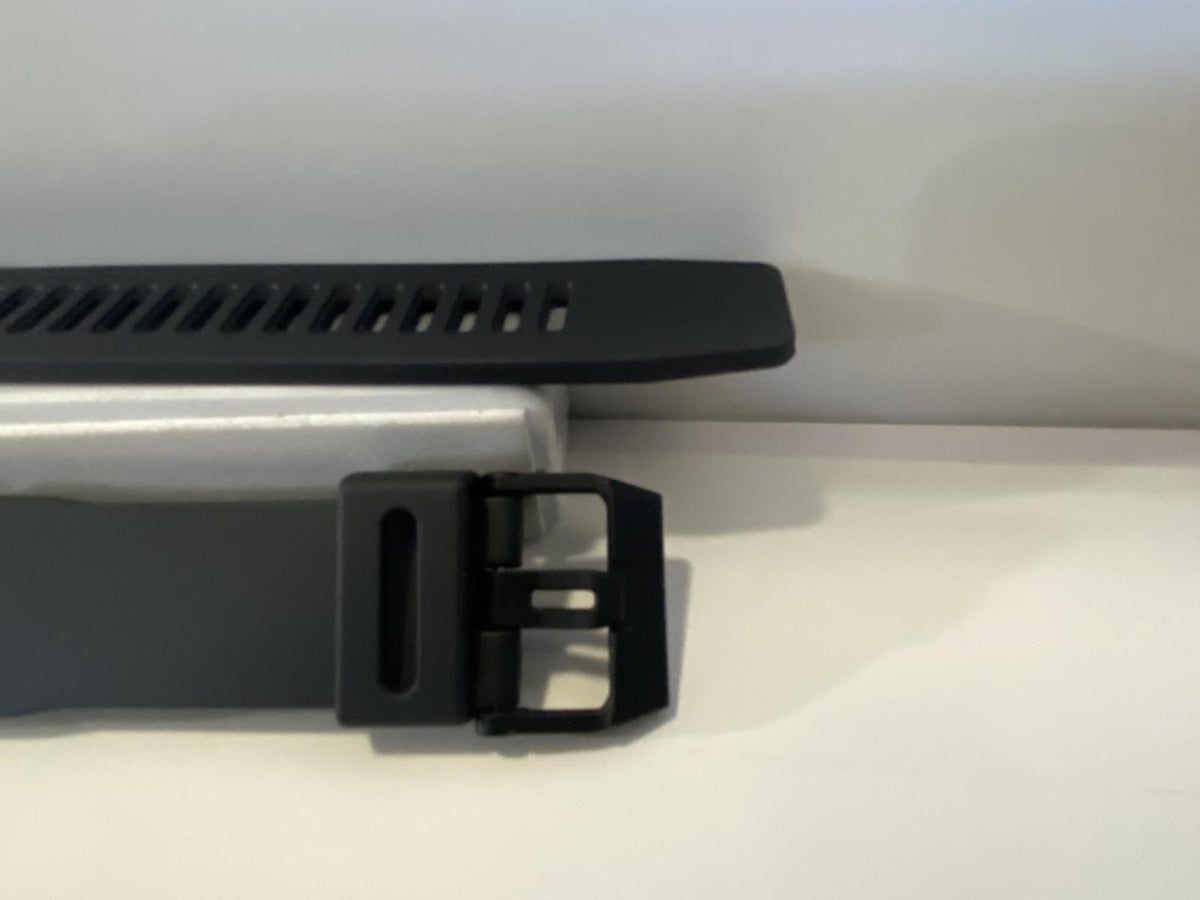 Casio Watchband GA-2200 Original All Black Resin G-Shock Strap With Attach Pins