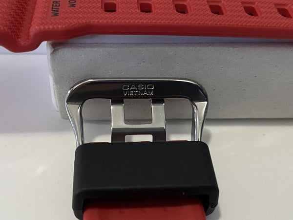 Casio Watchband Red GG-1000. Original  Mud Resist Twin Sensor Strap