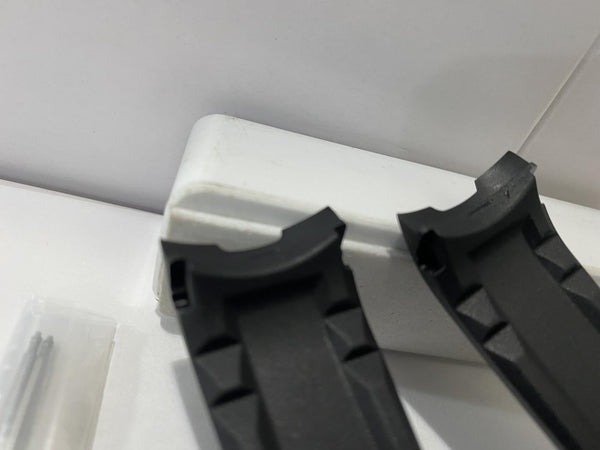 Casio Watchband MTD-1082 Original Casio Strap Black Resin w/pins. Steel Buckle.