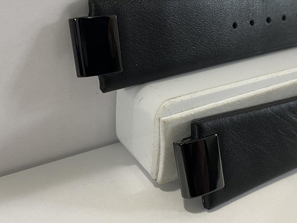 Citizen Watchband Caseback: J165-S086892 Model: AU1065-07E Black Leather Strap.