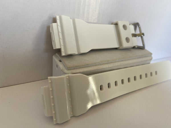 Casio Watchband GMA-S110 MP-7A Shiny White Original Casio Resin Strap.