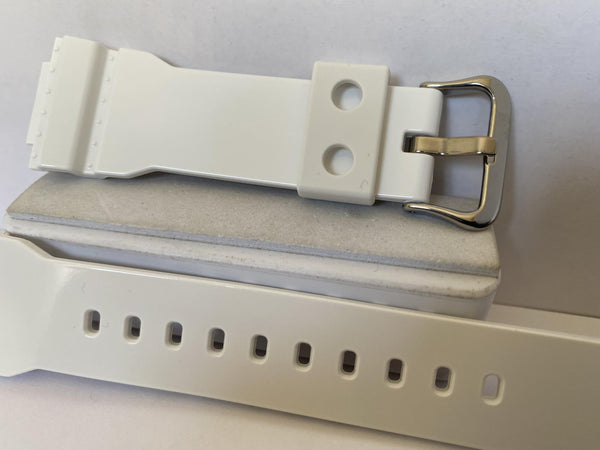 Casio Watchband GMA-S110 MP-7A Shiny White Original Casio Resin Strap.