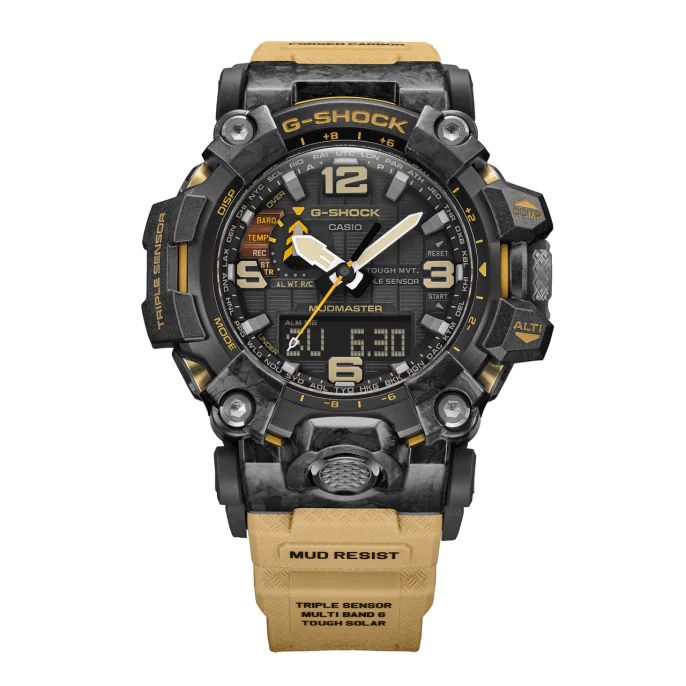 Casio Watchband GWG-2000 -1A5 Desert Sands Original Casio Resin Strap.