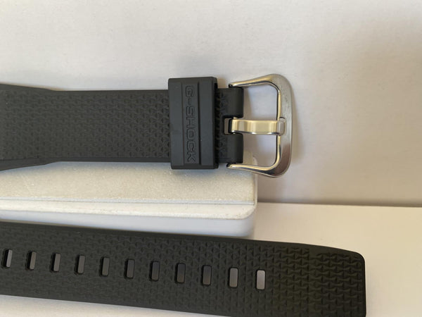 Casio Watchband GSTB-400 Original Casio Black Resin Strap With Spring Bars