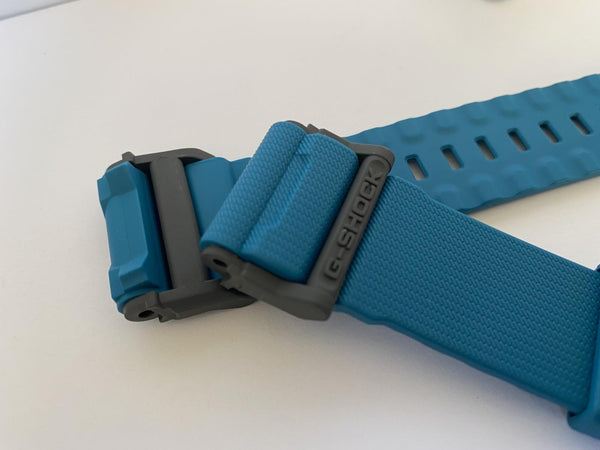 Casio Watchband GD-400 -2 Aqua/Blue Original Casio Resin Strap